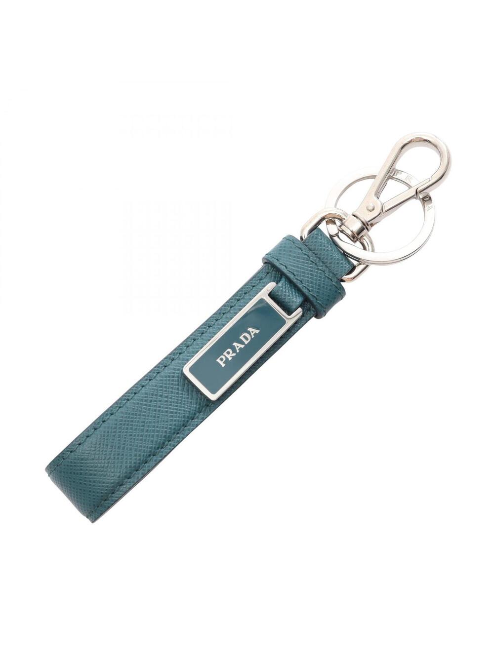 Prada Saffiano Key Ring Leather Metal #362861P36B